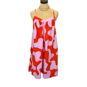 AVA & VIV Orange Red Pink Dress size 1X